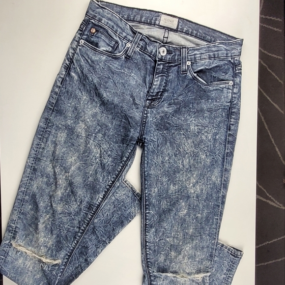 Hudson Jeans Denim - Hudson Nico Acid Wash Skinny Jeans